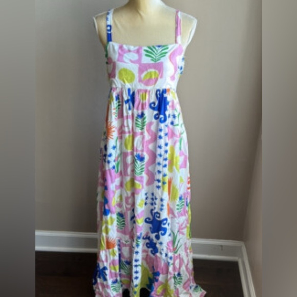Marshalls Pink and Blue Sleeveless Sundress
